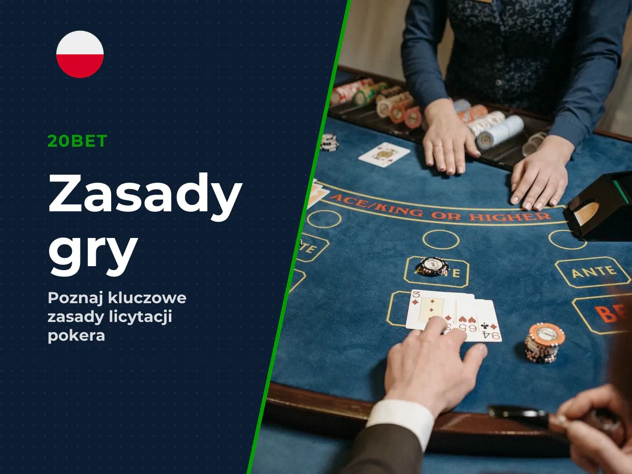 Przebieg licytacji, blindy, ante i struktura rozdania. Każda rozegrana hand poker (ręka) napędzana jest przez obowiązkowe opłaty uruchamiające licytację **przed** otrzymaniem kart: