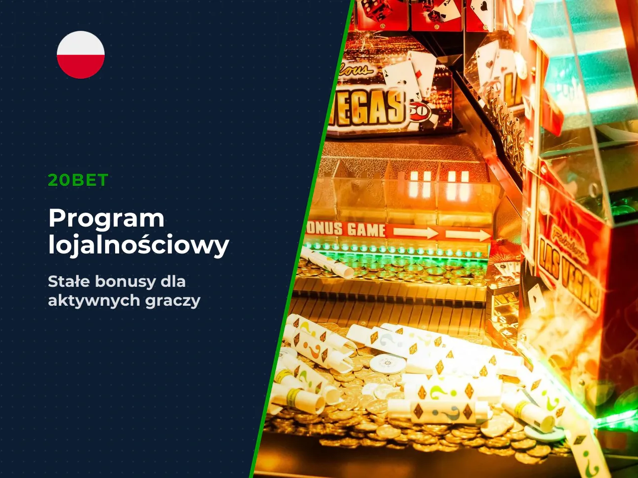 Jakie bonusy i promocje mogą być dostępne dla stałych graczy. W portfolio ofert dla bieżących użytkowników serwis 20Bet opiera się na cyklicznych premiach reload oraz wewnętrznym systemie lojalnościow