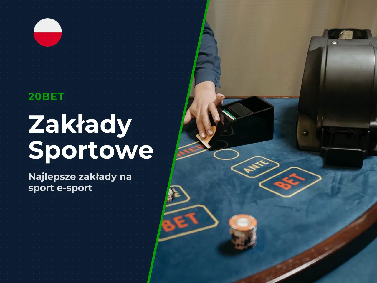 Zakłady bukmacherskie — sport i e-sport w 20bet. Oprócz kasyna, 20bet prowadzi pełnoprawną sekcję bukmacherską, oferującą zakłady na szeroką gamę dyscyplin sportowych. To ważna cecha odróżniająca plat