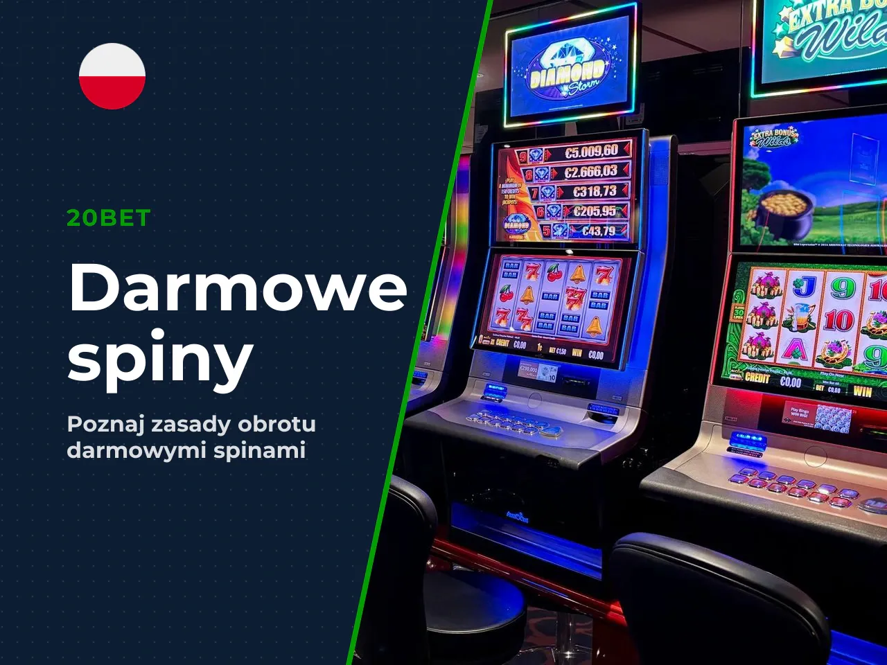 Darmowe spiny przyznawane w ramach 20bet
