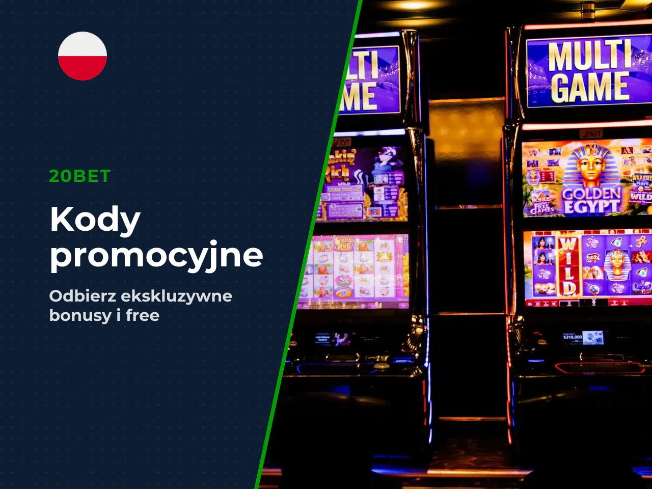 Jakie bonusy są dostępne z 20bet casino promo code. W module casino 20bet kody promocyjne otwierają zazwyczaj drogę do pakietów obejmujących wyrównanie kwoty startowego deponowania oraz uwarunkowane f