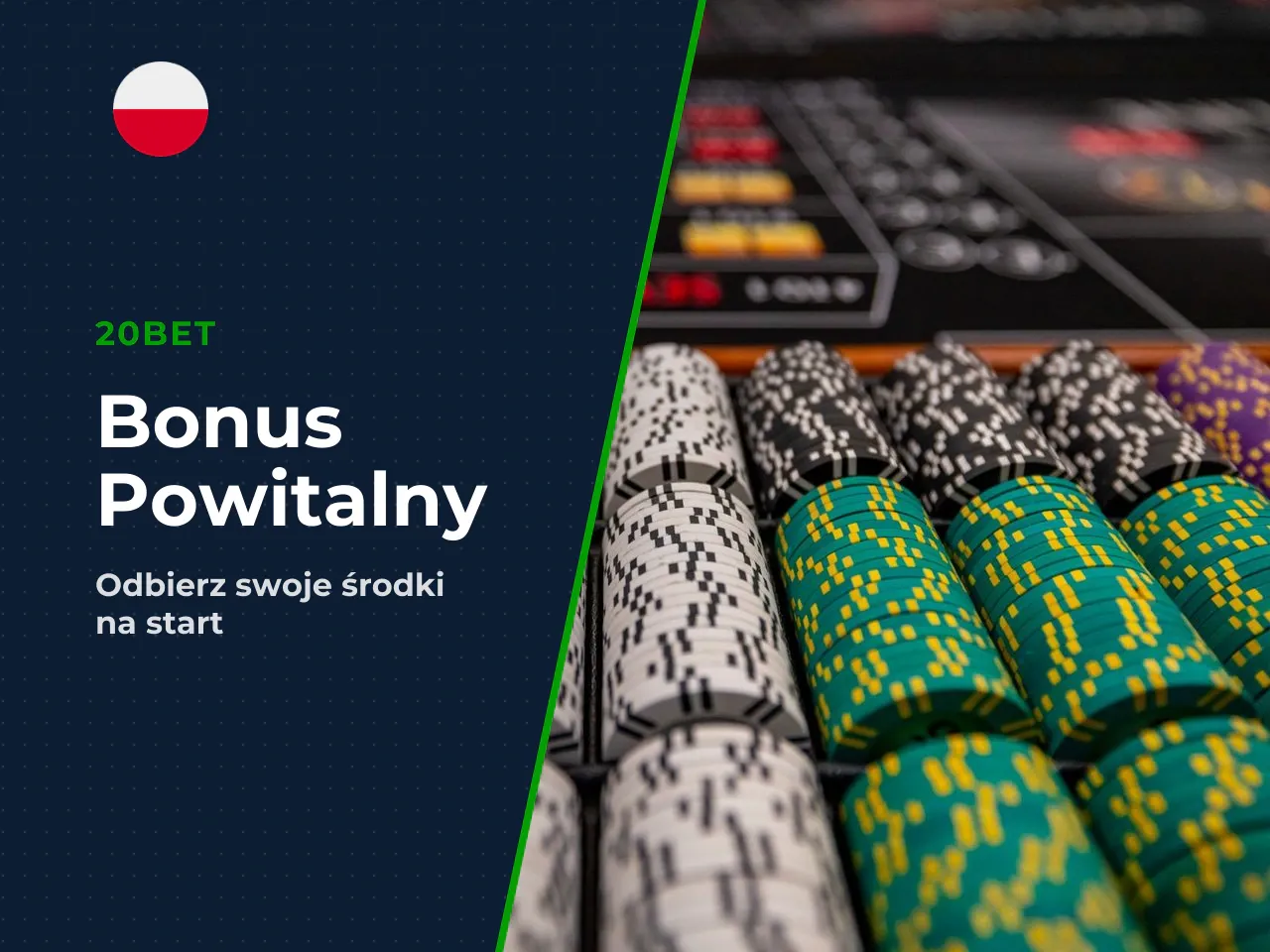 Standardowy bonus powitalny 20bet obejmuje podwojenie