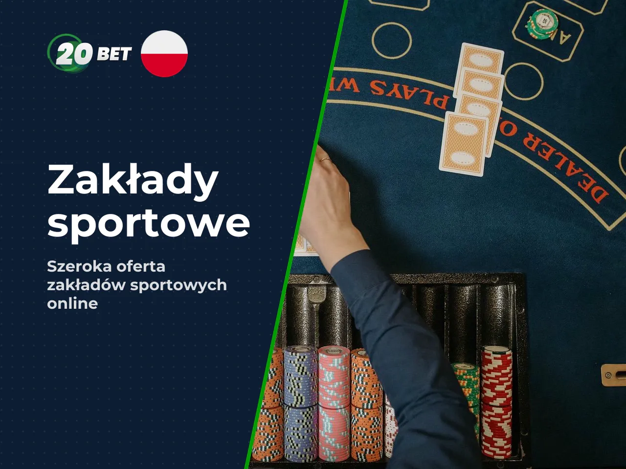 Co oferuje 20Bet w zakładach sportowych i live betting. Oferta bukmacherska 20Bet wyróżnia się głębokością linii wydarzeń przedmeczowych (pre-match) oraz elastycznych zakładów live. Książka sportowa z