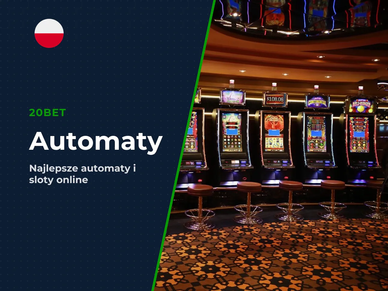 Automaty, sloty i popularne gry wideo. Segment slotów w 20Bet to duża podaż automatów. Kasyno udostępnia klasyczne „owocówki", zaawansowane gry wieloliniowe (w tym ze znakiem towarowym Megaways) i opc