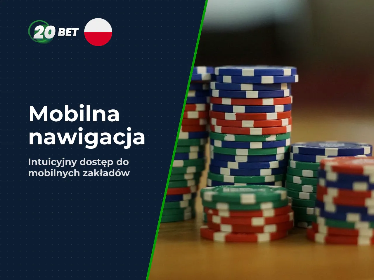 Nawigacja po stronie i scenariusz mobile. Korzystanie ze struktury serwisu ułatwiają rozwarstwione nagłówki nawigacji. Moduły „Wpłata", „Casino" oraz „Sports" umieszczono na widoku, by zredukować tarc