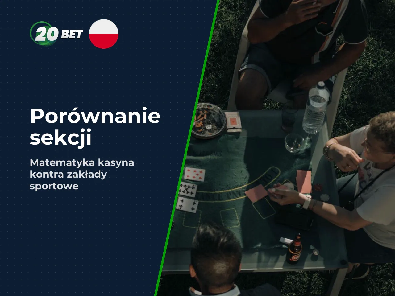 Czym 20Bet wyróżnia się jako casino i sportsbook. Różnica między sekcją casino a sportsbook w 20Bet polega na skrajnie innej mechanice ryzyka. Moduł casino opiera się na matematycznej przewadze kasyna